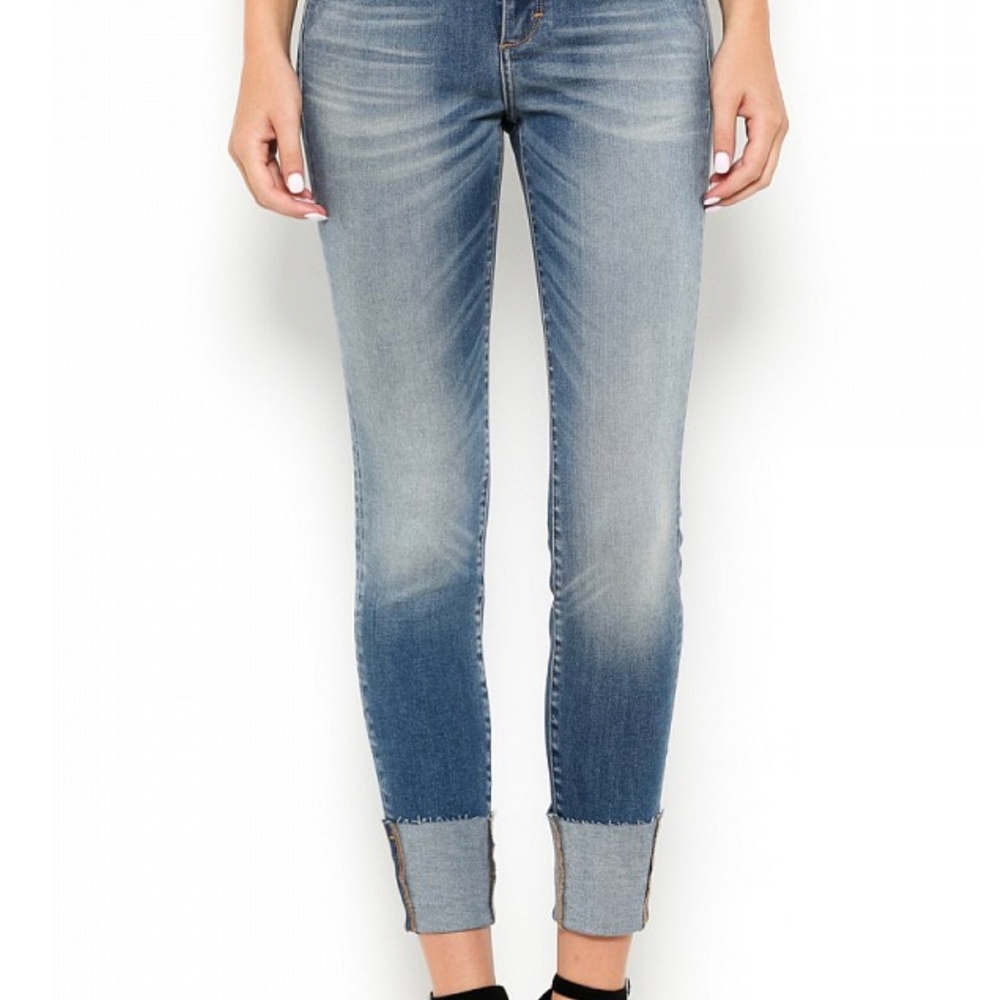 Hidden Jeans Amelia skinny 4" rolled cuff